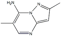 2,6-Dimethylpyrazolo[1,5-a]pyrimidin-7-amine Struktur