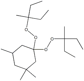 3,3,5-Trimethyl-1,1-bis(1-ethyl-1-methylpropylperoxy)cyclohexane Struktur