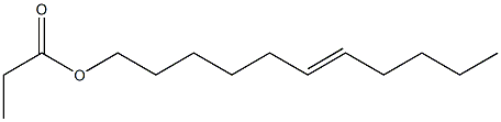 Propionic acid 6-undecenyl ester Struktur