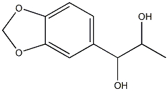 1-(3,4-Methylenedioxyphenyl)-1,2-propanediol Struktur