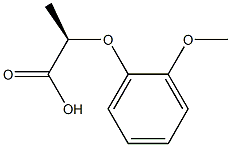 [R,(+)]-2-(o-Methoxyphenoxy)propionic acid Struktur