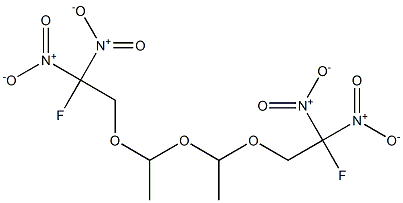 Bis[1-(2-fluoro-2,2-dinitroethoxy)ethyl] ether Struktur