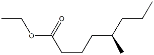 [R,(-)]-5-Methyloctanoic acid ethyl ester Struktur