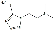 Sodium 1-[2-(dimethylamino)ethyl]-1H-tetrazole-5-thiolate Struktur