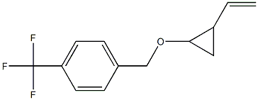 1-[4-(Trifluoromethyl)benzyloxy]-2-ethenylcyclopropane Struktur