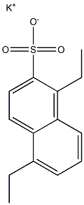 1,5-Diethyl-2-naphthalenesulfonic acid potassium salt Struktur