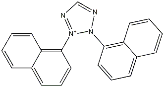 2,3-Di(1-naphtyl)-2H-tetrazol-3-ium Struktur