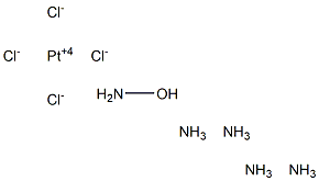 Hydroxopentammineplatinum(IV) chloride Struktur