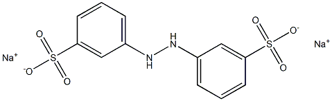 Hydrazobenzene-3,3'-disulfonic acid disodium salt Struktur