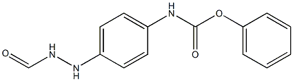 N-[4-(2-Formylhydrazino)phenyl]carbamic acid phenyl ester Struktur