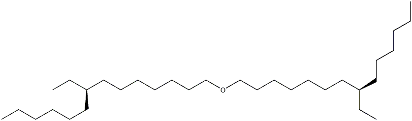 (-)-[(R)-1-Ethylheptyl]heptyl ether Struktur