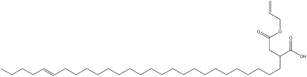 2-(22-Heptacosenyl)succinic acid 1-hydrogen 4-allyl ester Struktur