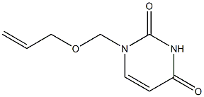 1-(Allyloxymethyl)-1,2,3,4-tetrahydropyrimidine-2,4-dione Struktur