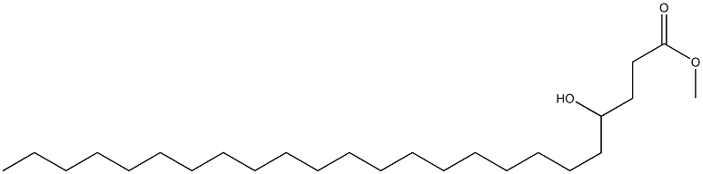 4-Hydroxytetracosanoic acid methyl ester Struktur