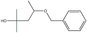 2-Methyl-4-(benzyloxy)pentan-2-ol Struktur