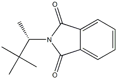 (+)-N-[(S)-1,2,2-Trimethylpropyl]phthalimide Struktur