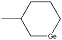 3-Methylgermacyclohexane Struktur