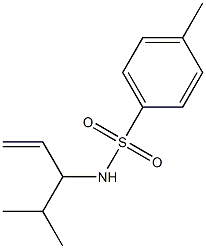 4-Methyl-N-(1-isopropyl-2-propenyl)benzenesulfonamide Struktur