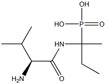 [2-(L-Valylamino)butan-2-yl]phosphonic acid Struktur