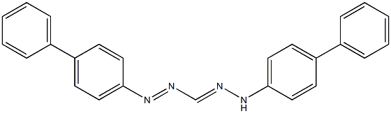 1,5-Di(4-biphenylyl)formazan Struktur