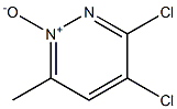 3,4-Dichloro-6-methylpyridazine 1-oxide Struktur