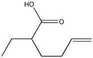 2-Ethyl-5-hexenoic acid Struktur