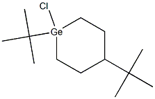 1-Chloro-1,4-di-tert-butylgermacyclohexane Struktur