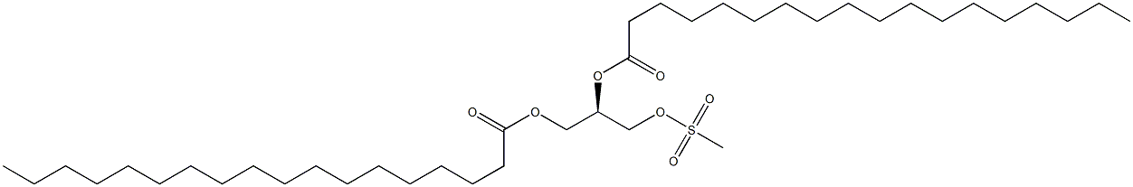 [R,(+)]-1,2,3-Propanetriol 1,2-distearate 3-methanesulfonate Struktur