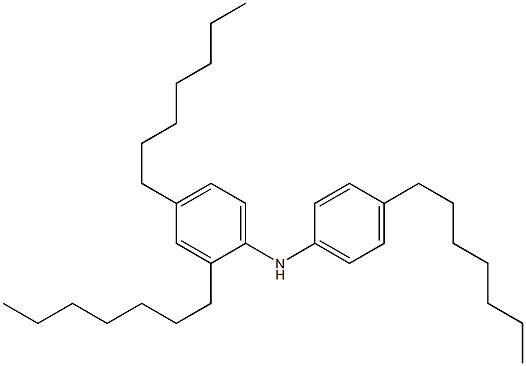 4,2',4'-Triheptyl[iminobisbenzene] Struktur