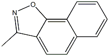 3-Methylnaphth[2,1-d]isoxazole Struktur