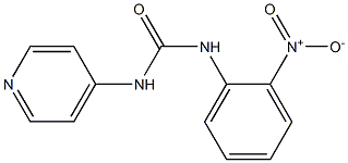 1-[(2-Nitrophenyl)]-3-(pyridin-4-yl)urea Struktur