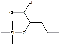 1,1-Dichloro-2-trimethylsilyloxypentane Struktur