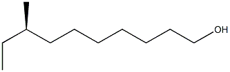 [R,(-)]-8-Methyl-1-decanol Struktur