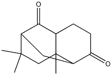 8,10,10-Trimethyltricyclo[5.3.1.03,8]undecane-2,6-dione Struktur