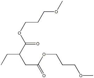 Butane-1,2-dicarboxylic acid bis(3-methoxypropyl) ester Struktur