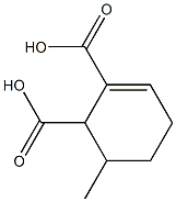 6-Methyl-2-cyclohexene-1,2-dicarboxylic acid Struktur