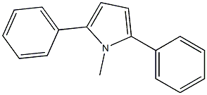 1-Methyl-2,5-diphenyl-1H-pyrrole Struktur