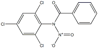 N-Nitro-N-(2,4,6-trichlorophenyl)benzamide Struktur