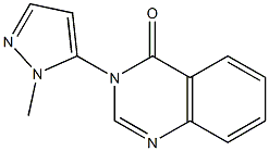 1-Methyl-5-[(3,4-dihydro-4-oxoquinazolin)-3-yl]-1H-pyrazole Struktur