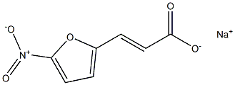 3-(5-Nitrofuran-2-yl)acrylic acid sodium salt Struktur