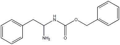 N-(1-Amino-2-phenylethyl)carbamic acid benzyl ester Struktur