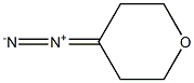 4-Diazotetrahydro-4H-pyran Struktur