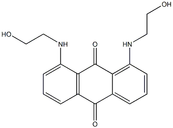 1,8-Bis(2-hydroxyethylamino)-9,10-anthraquinone Struktur