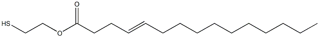 4-Pentadecenoic acid 2-mercaptoethyl ester Struktur