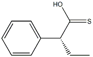 [R,(-)]-2-Phenylthiobutyric acid Struktur