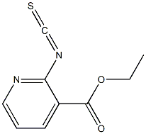 2-Isothiocyanatopyridine-3-carboxylic acid ethyl ester Struktur