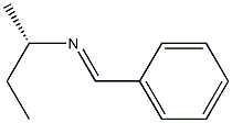 [S,(+)]-N-Benzylidene-1-methyl-1-propanamine Struktur