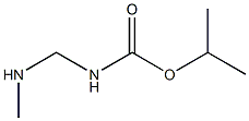 (Methylaminomethyl)carbamic acid isopropyl ester Struktur