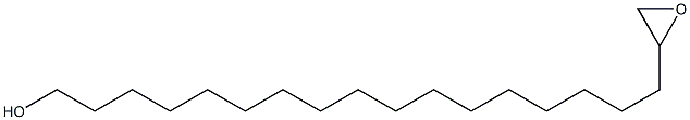 18,19-Epoxynonadecan-1-ol Struktur