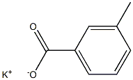 3-Methylbenzoic acid potassium salt Struktur